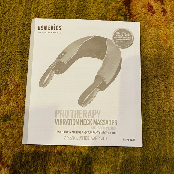 Homedics Pro Therapy Vibration Neck Massager NEW - Picture 3 of 7